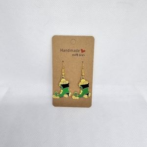St Patrick's Day earrings